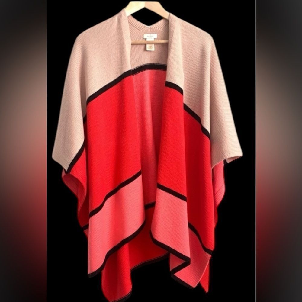 Kate Spade Ruana Wool Blend Poncho